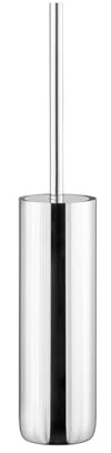 blomus WC-Bürste -MODO- | Farbe Edelstahl poliert | Material: Edelstahl, Kunststoff, Silikon | Maße: 9 x 9 x 48,6 cm | Design: Nina Thöming
