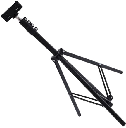 Générique 1 Jeu trépied Tripod Fixation Cameras apareille Photo Fixe écran de Projection au Sol Pied de projecteur extérieur Pied de projecteur réglable Support de projecteur Chiffon Black