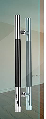 MYRDBT Poignée de Porte de Douche, Remplacement de la poignée de Porte de Douche en Acier Inoxydable | Bouton de Porte en Verre à Finition polie | Barre Porte-Serviettes pour Cabine de Douche