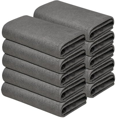 Générique Chiffon Magique 10 Pièces Tissu de Nettoyage Épaissis Chiffon Vitre sans Trace Réutilisables Microfibre Cuisine pour Vitre Miroir Voiture Salle de Bain Cuisine Bureau (30 x 30 cm)