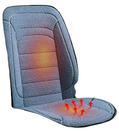 Möge Auto Sitz Auflage Warm Bequem Weich Plüsch Winter Sitzpolster Auto Universelles Autositzauflag Vordersitz Sitzkissen Universal Sitzkissen für Sitz im Winter(Blue)