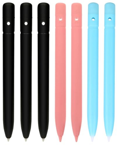 NULYLU Set 7 Penne Impugnatura Confortevole e Punta Liscia per Tablet LCD 8.5/10/12 Pollici Stylus per Schermi Touch e Tavoletta da Scrittura