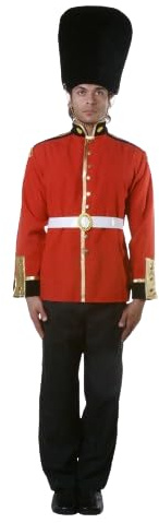 Dress Up America Royal Guard Costume for Adults Mens Toy Soldier Outfit Set | Palace Guard Costume - Mens Royal Guard Toy Soldier Dress Up for Adults, Fancy Dress, Parties, Events & Role Play Costume Set
