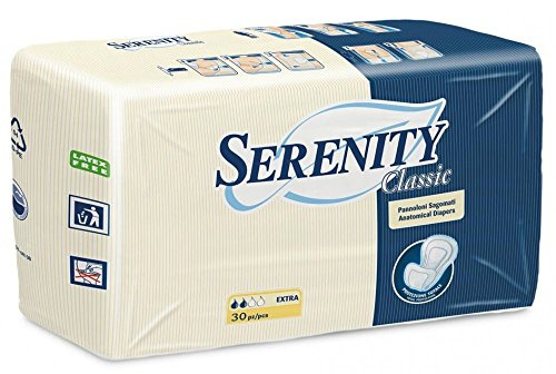 Serenity Classic Pannoloni Sagomati Extra 30 Pezzi