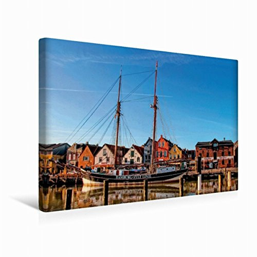 Premium Textil-Leinwand 45 x 30 cm Quer-Format Husum, Deutschland | Wandbild, HD-Bild auf Keilrahmen, Fertigbild auf hochwertigem Vlies, Leinwanddruck von Peter Roder