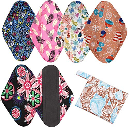 6 Stück Plus Lange 36cm baumwollbinden wiederverwendbar stoffbinden waschbar