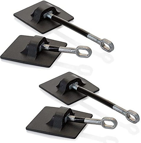 Pack de 2 Verrous Porte de Réfrigérateur sans Cadenas - Verrou Frigo Noir
