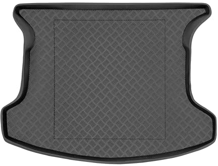 M MOTOS Tapetes de PE para maletero apata para Nissan Qashqai+2 I 2008-2013 Mejore la comodidad de su viaje con la resistente alfombrilla para el maletero del coche, que protege contra la suciedad y e
