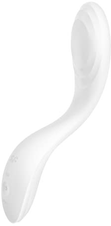 Satisfyer Rrrolling Pleasure Vibratore Punto G | Per una Stimolazione intensa | Palla Vibrante e Stimolante 2 in 1 | Dildo Sex Toy per Donne | Impermeabile (IPX7) Sex Toys in Bianco