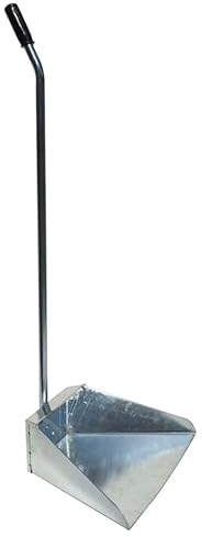 Le Plus de l'Entretien Pelle Metal Grande Capacite Manche Argente Style Flat Shovel
