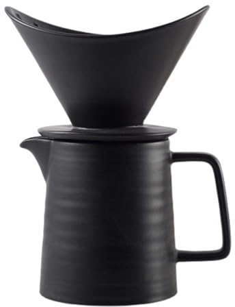 AXIKALB Coffee Pot Hand Brewed Ceramic American Drip Type With Filter For Household Office