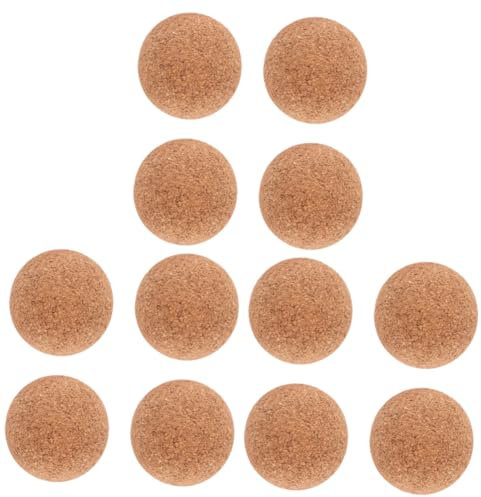 TOYANDONA 12stücke Tischfußball Korkbälle Kickerbälle Für Indoor-fußballtische Leichte Und Leise Spielbälle Als Ersatz Für Alte Bälle Hochwertige Verarbeitung Für Besten