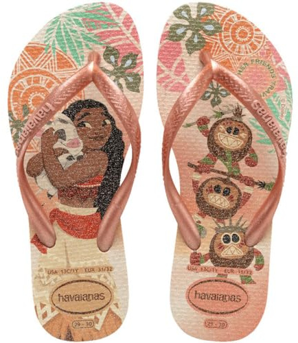 Havaianas Kids Slim Princess - Infradito Bambine, Pink Clay,