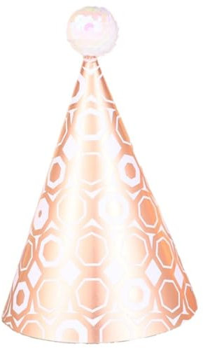 20 Stück Geburtstagshut Geburtstagsparty Hut Party Hüte zum Geburtstag Partyhüte Party Kegel Hüte Geburtstag Kegel Hüte Party Supplies Hütchen Geburtstagshut für Festival Dekoration,Roségold G