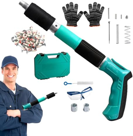 Cloueuse électrique – Cloueuse à béton portable avec clous – Cloueuse électrique pour fixation murale, cloueuse de menuiserie précise pour meubles, rénovation de maison