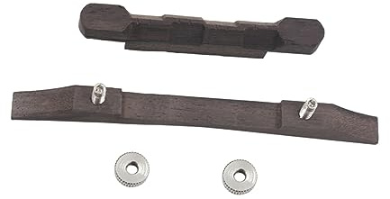 IMIKEYA Height Adjustable Composite Material Guitar Bridge for Mandolin and Guitar, Fast Sound Transmission and Improved Instrument Quality Accessory for Folk and World Instruments
