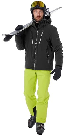 Killtec Herren Skihose/Funktionshose mit abnehmbaren Trägern, Kantenschutz, Schneefang und Beinventilation Ksw 82 Mn Ski Pnts