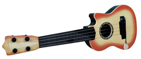 Chitarra Giocattolo Realistica Marrone 1 Pezzo per Bambini
