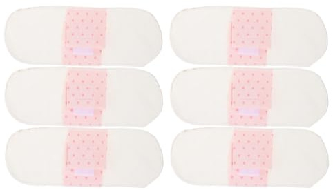 Healeved 6 waschbare Damenbinden – Große Damenbinden für die Nacht, Menstruationsbinden aus Stoff