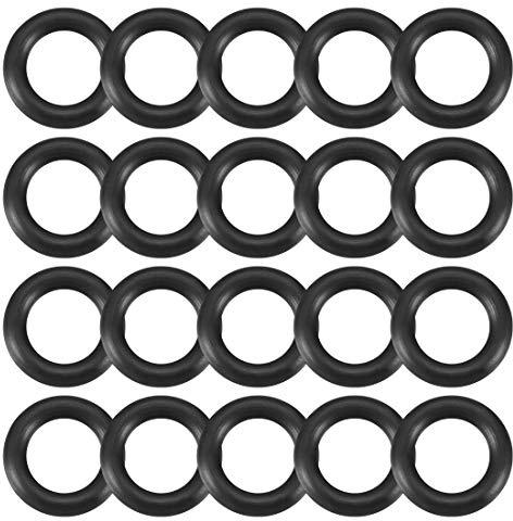 sourcing map 20 Stück Nitrilkautschuk O Ringe Metrische Dichtung 10mm Außendurchm. 6.2mm Innendurchm. 1.9mm Breite