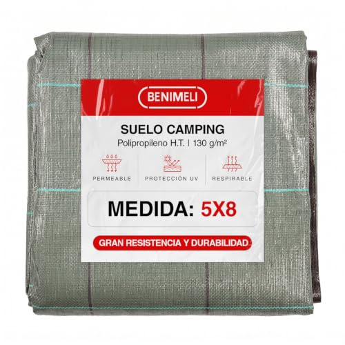 Benimeli Suelo de Camping | Alfombra de Lonas | Malla Ocultación (5x8 m)