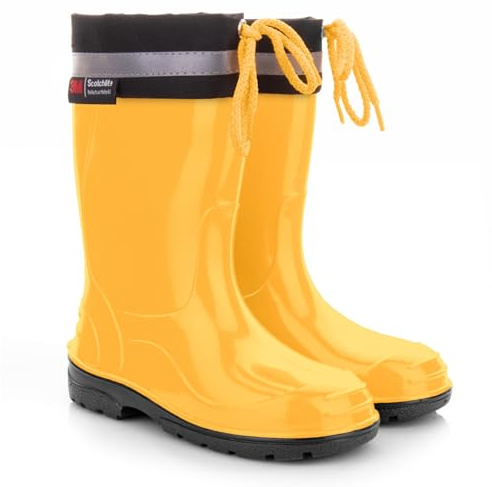LEMIGO Kinder Gummistiefel Regenstiefel mit Stulpe KIM