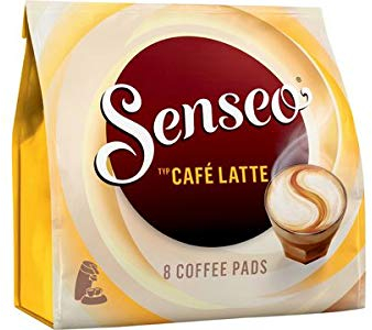 Senseo Kaffeepads ´CAFE LATTE´, Sie erhalten 1 Packung mit 8 Pads darin