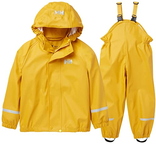 Helly Hansen Kinder Unisex K Bergen 2.0 PU Regenset, Essential Gelb, 8