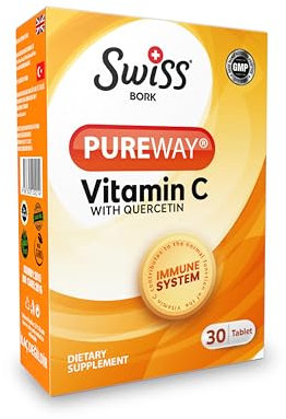 Vitamin C Tablets 1000mg (Ester C) — High Strength Vitamin C Supplement (Ascorbic Acid) to Support Your Immune Health Glow & Vitality — Premium Vegan, Gluten Free & Non- GMO – 30 Tablets (Halal)