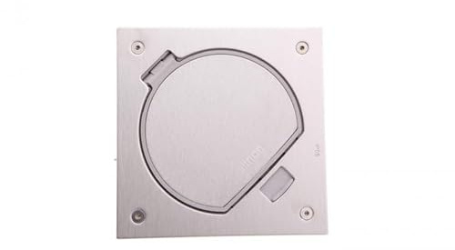 Simon Connect 842643603797 - Inserto per lattina KSE IP66 con coperchio e presa K45 singola con/U 16A IP20 in acciaio inox KSE2/23/72 kontakt-simon