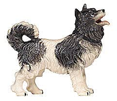 Holyart Hund für Krippe Mod. Kostner Grödnertal Holz 12cm