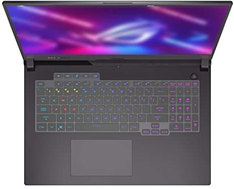 MiNGFi ROG SS 17 G733Z(2022) G17 G713QR(2021) Tastaturschutz, TPU | Für ASUS ROG Strix Scar 17 (2022) G733Z G733ZW G17 (2021) G713QR G713RM G713QE, Transparent