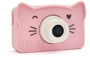Hoppstar Rookie Kinderkamera Blush – Spielzeug Kamera ab 3 Jahren mit 16GB Speicherkarte, Silikonhülle & Fotofiltern – Einfache Digitalkamera für Kinder Mädchen & Jungen ab +3 Jahren