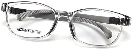 QYAJS Eyeglasses Frame Children Optical Glasses TR90 Flexible Bendable One-piece Safe Girls Boy
