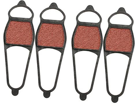 VALICLUD 2paare Schuhüberzug Aus Grobsand Für Eis Und Schnee Eiskletterschuhüberzug Steigeisenklampenschuhüberzug Für Outdooraktivitäten Leicht Und Rutschfest