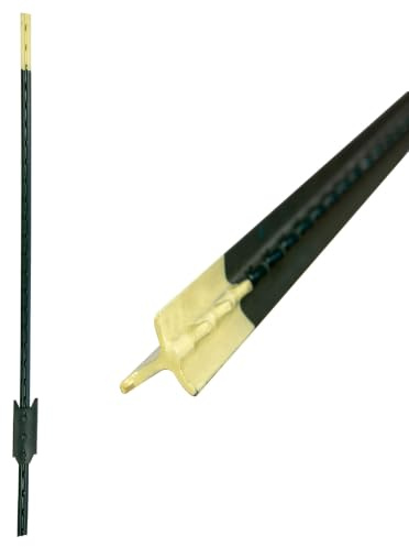 horizont T-Pfosten ECO 1,67m 10er Set, Metallpfosten für Weidezaun & Wildzaun, Zaunpfosten für Bauzaun, verzinkter Zaunpfahl mit Noppen, T-Post, Zaunpfosten Metall, Festzaunsystem