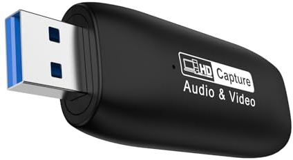 Adaptateur HDMI portable vers USB 2.0 pour capture vidéo en streaming et diffusion en direct