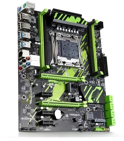 Placa Madre Conjunto de Placa Base X99 D4 Fit For Atermiter DDR4 con CPU Xeon E5 2680 V4 LGA2011-3 (2 Unidades de 16 GB) = 32 GB de Memoria RAM PC4 REG ECC a 3200 MHz