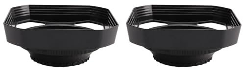 Qomcsrl 2X Paraluce per Obiettivo Grandangolare Rimovibile 37mm 72mm per Fotografia con Videocamera Videocamera