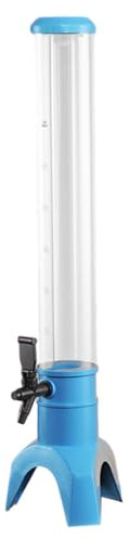 TWISAXC Brindemos por reuniones divertidas con el dispensador de cerveza tipo torre con grifo. Ideal para fiestas, bares en casa o eventos. Sirve grandes, Azul, 80x20cm