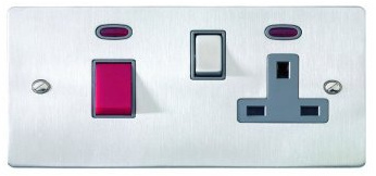 Superswitch SW210BSSC 45 A Herd Steuereinheit/mit 13 A Sockel - 5 Stück