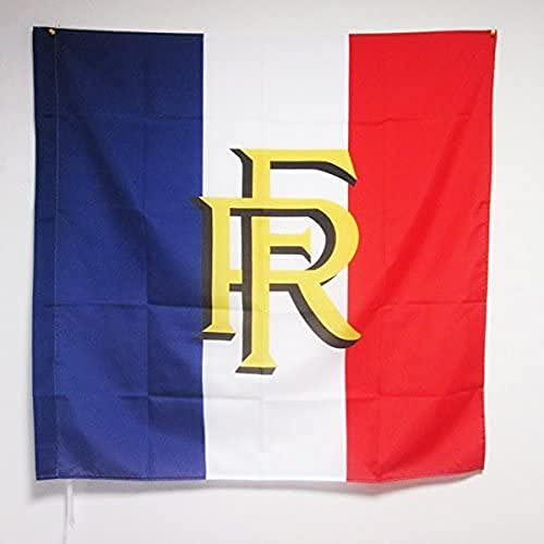 AZ FLAG Bandiera Repubblica Francese Rf 90 x 90 cm - Bandiera di Francia 90 x 90 cm Foro per Asta