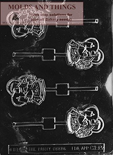 ANGEL WITH CANDLE POP chocolate candy mold with © Molding Instruction - Set of 2