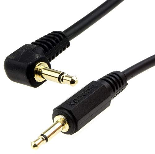 kenable Rechts Abgewinkelt Mono 3,5 mm Klinkenstecker Stecker Zum 3,5 mm Klinkenstecker Stecker Kabel Anschlusskabel Vergoldeten 1 m [1 Meter/1m]
