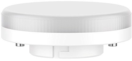 ledscom.de Ampoule LED GX53, blanc chaud (2700 K), 6,3 W, 541lm, variateur à 3 niveaux, mate