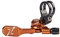 FUNN UpDown CNC Fernbedienungshebel-Kit für Mountainbike-Teleskopsattelstütze, 4-Positionen-Montage, kompatibel mit externer und interner Sattelstützenverlegung (Orange)