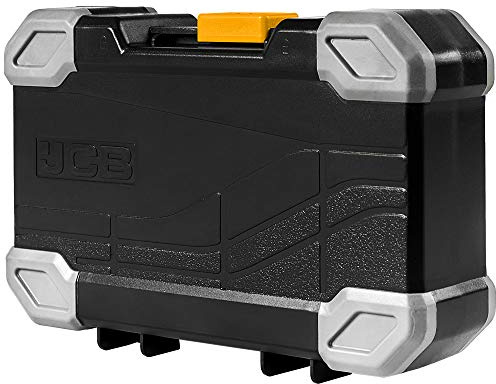 JCB 21 Piece Impact Drill Bit Set, Steel, Universal Fit, Phillips, Pozi and Torx, Adapter & Quick Lock Function - S2 Grade Steel