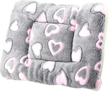 Colcolo Tapis de lit pour Chat Tapis de lit pour Chien Couverture Coussin de Chaton Tapis de lit pour Animal de Compagnie Tapis de Sol Doux pour Animal de, Gris S