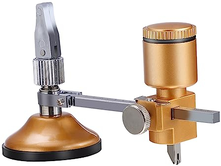 COHEALI Cutter De Verre Circulaire Avec Ventouse Puissante Pour Découpe Précise De Verre Carrelage Et Miroir - Outil De Coupe Compact Et Pratique