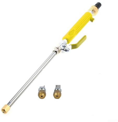 WIIYENA Idropulitrice ad alta pressione turbo per tubo da giardino, versatile idropulitrice 2 in 1 per lavaggio auto (giallo)
